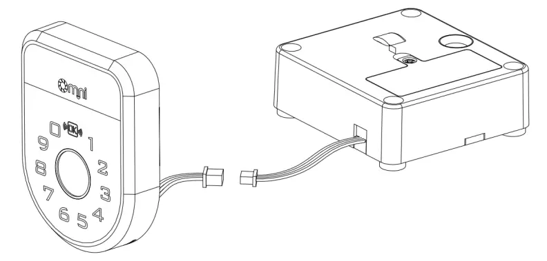Connect the control panel