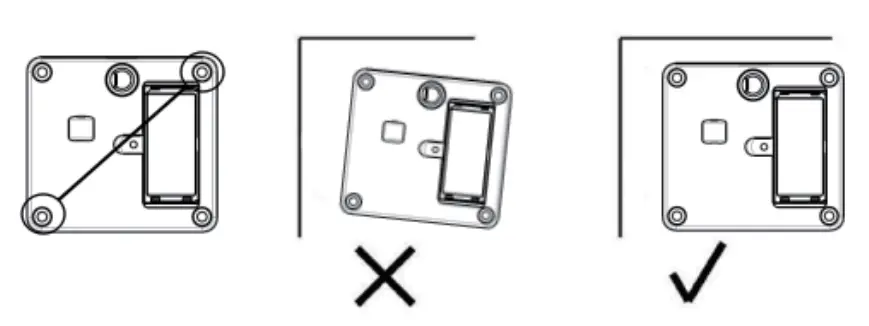 Precautions for installation