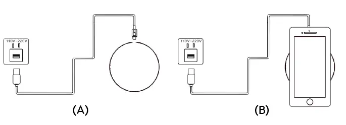 SCX design W13-32486 Maple Wood 10W Wireless Charger fig 1