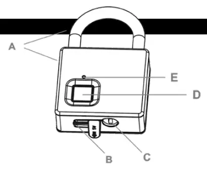 BURG WACHTER Y844732 Scan and Lock 610 Fingerprint fig 1