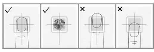 BURG WACHTER Y844732 Scan and Lock 610 Fingerprint fig 2