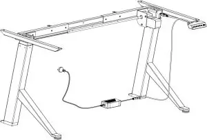Y-Desk Electric Height Adjustable Desk Frame