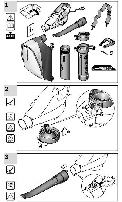 BOSCH ALS 25 Garden Leaf Blower-1