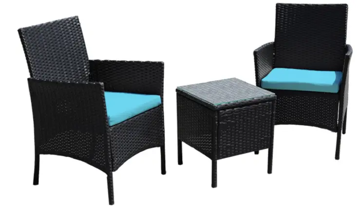 ANGELES-HOME-8CK7B8A 3-Piece-Black-Wicker-Square-Outdoor-Bistro-Set-product-image