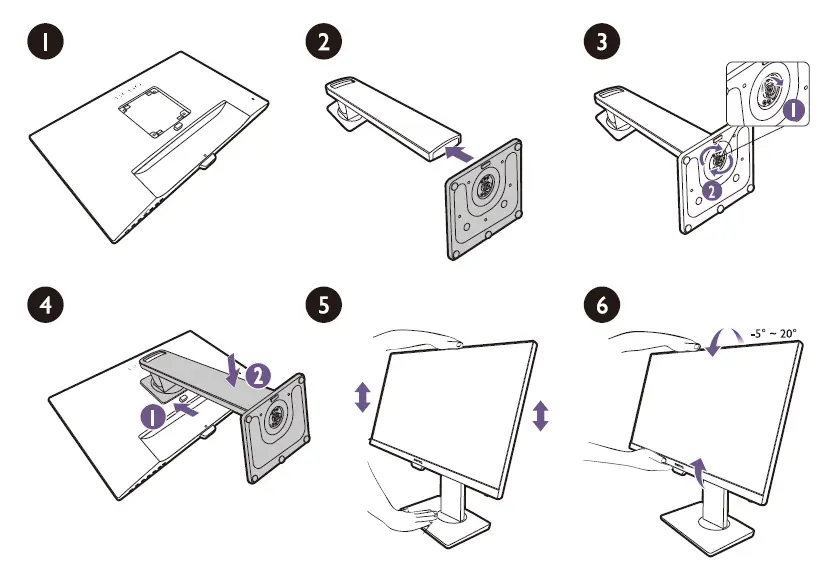 BenQ G85T-EQ-V3 LCD Monitor FIG 2