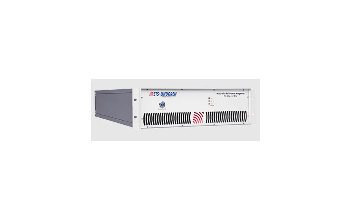Ets-lindgren 8000-070 Rf Power Amplifier User Manual Ets-lindgren 8000-070 Rf Power Amplifier User Manual