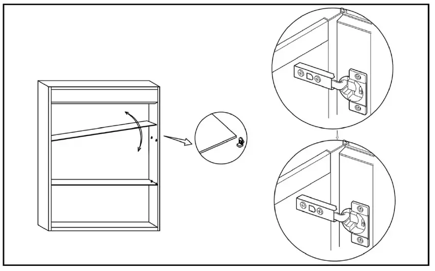 DP Home 3428109 LED Medicine Cabinet fig 10