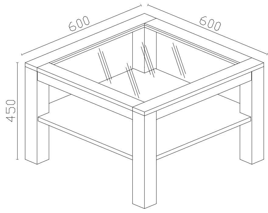 BERGEN 60 32950788 Woltra Coffee Table Sevilla - 1