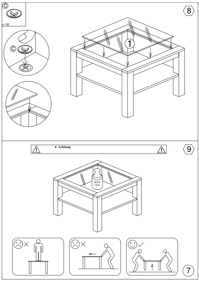 BERGEN 60 32950788 Woltra Coffee Table Sevilla - 8