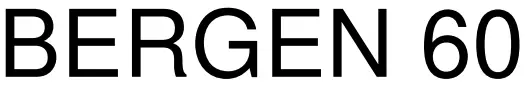 BERGEN 60 logo