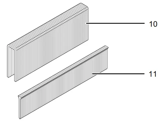 TROTEC PTNS 10 20V Cordless Battery Powered Stapler - FIG 1