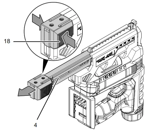 TROTEC PTNS 10 20V Cordless Battery Powered Stapler - FIG 7