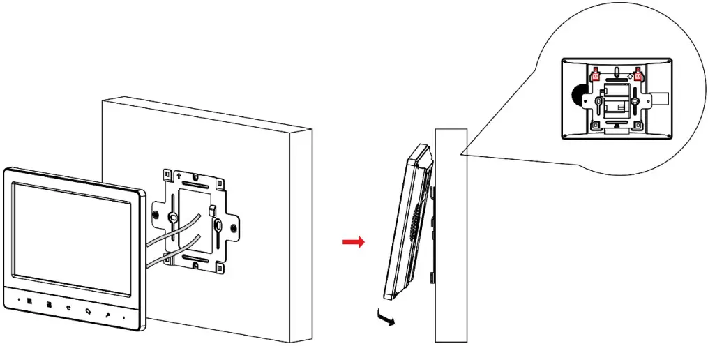 dahua VTH1020J Analog 4 Wire Video Intercom - fig 3
