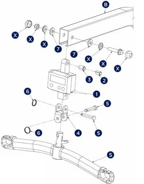 aidacare LSS390680 Aspire Inline Weigh Scale 4