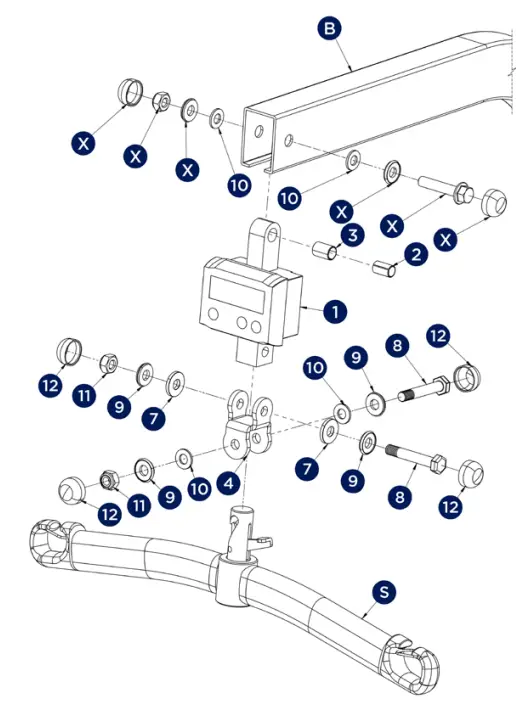 aidacare LSS390680 Aspire Inline Weigh Scale 6