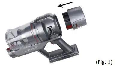 SAUBER-UVC-127475-Series-Upright-Vacuum-Cleaner-FIG-2