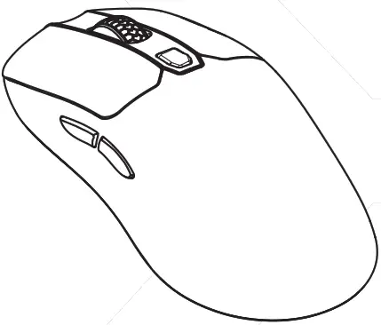 krux DIGITAL KRX0122 Gloom Pro RGB Wireless Gaming Mouse