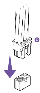 NZXT C650 650W 80 PLUS Gold Modular Power Supply - STEP2