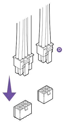 NZXT C650 650W 80 PLUS Gold Modular Power Supply - STEP3