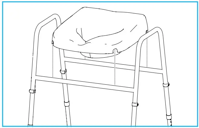 NRS Healthcare M11089 Mowbray Toilet Seat and Frame Range - Figure 2
