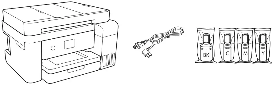 EPSON ET 3850U Wireless Color All in One Cartridge Free Supertank Printer - Figure 1