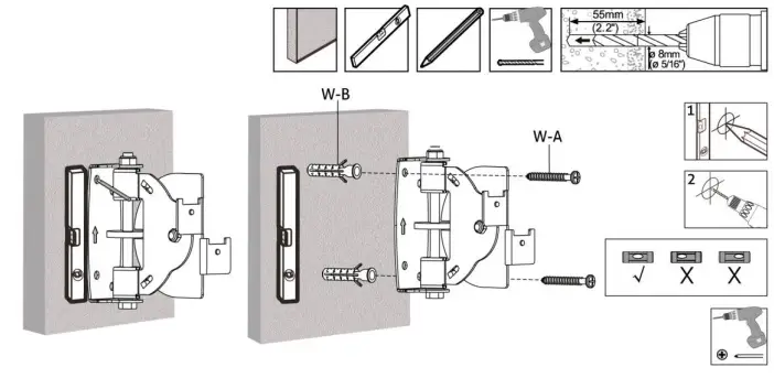 audizio HTS30 Speaker Wall Bracket-4