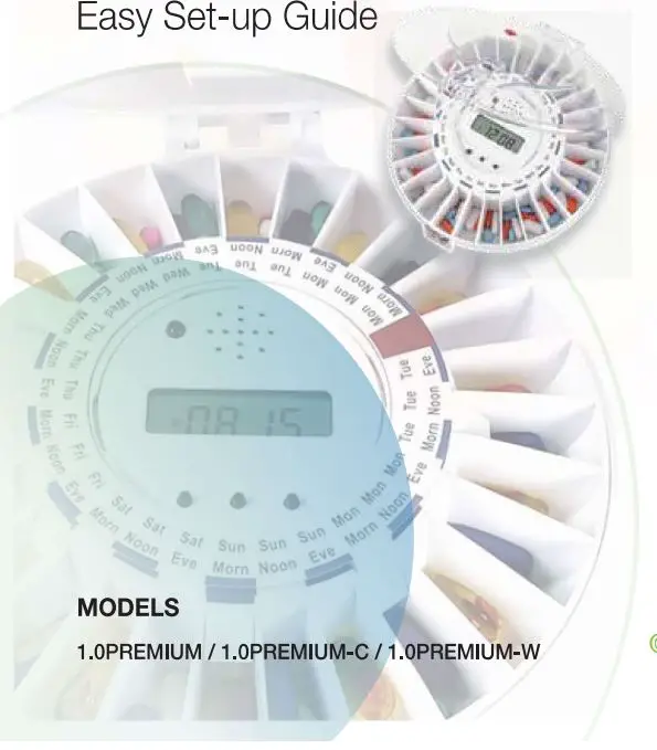 Med-e-lert Automatic Pill Dispenser 1-6 Alarms User Guide Med-e-lert Automatic Pill Dispenser 1-6 Alarms User Guide