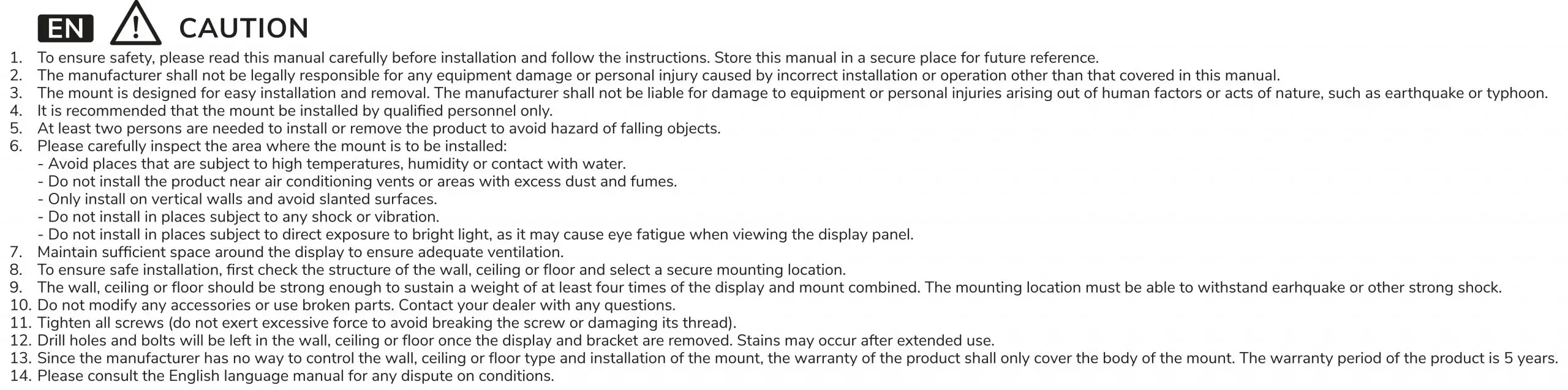 Neomounts NewStar FPMA-D025SILVER Monitor Desk Mount - Caution