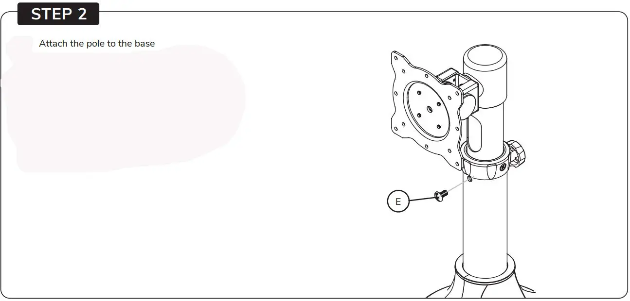 Neomounts NewStar FPMA-D025SILVER Monitor Desk Mount - Step 2