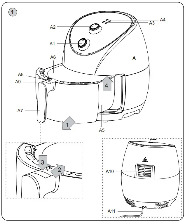 eta 2172 Formio Air Fryer - Figure 1