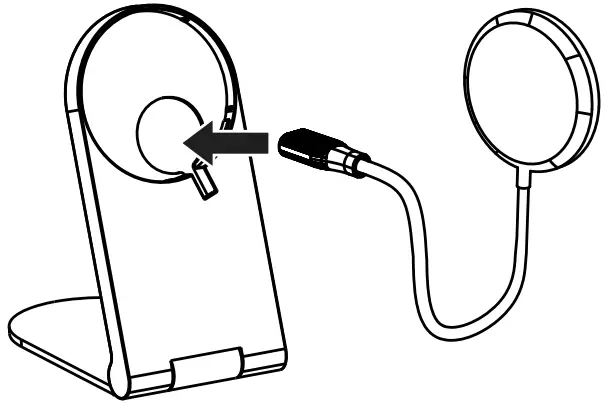 BEST BUY essentials BE MCS2W23 Folding Stand for MagSafe Charger - Feed the MagSafe charger