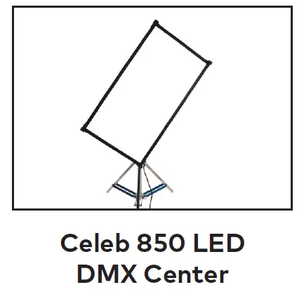 KINO FLO Celeb 850 LED DMX Center Mount Light Kit Universal 13