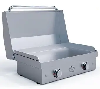 Le Griddle GEE75 30 Inch 2 Burner Stainless Electric Griddle
