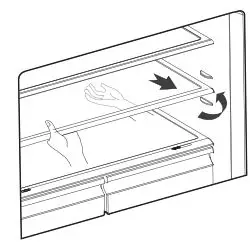 Hisense RQ515N4AC2 Cross Door Refrigerator User Manual - There are two glass shelves