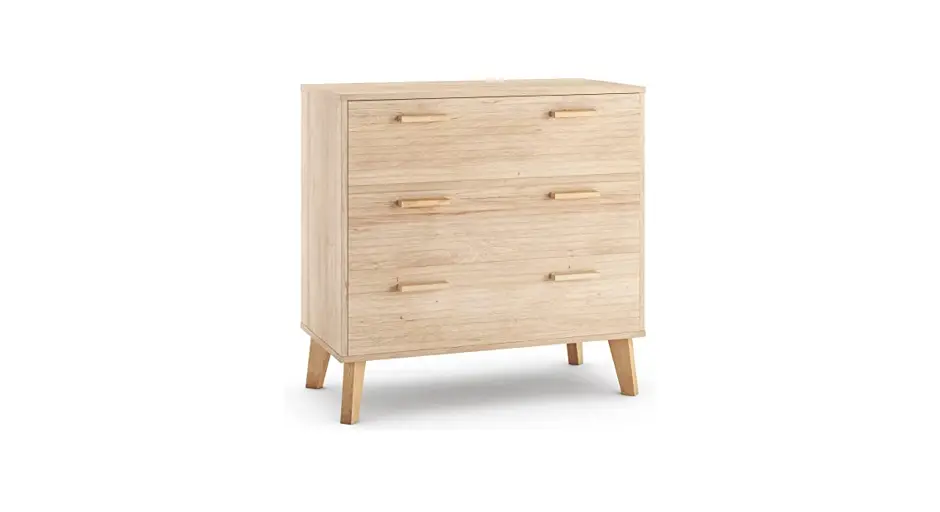 Vonhaus 3000216 Free Standing Grey & Wood Herringbone Wardrobe Instruction Manual