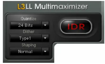 WAVES L3-LL Multimaximizer Plugin - IDR™ Section