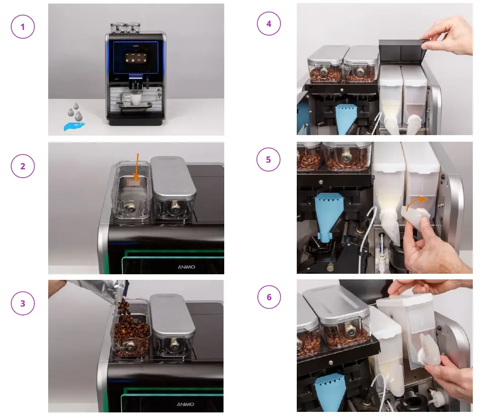 westomatic Primo Compact Ingredient Filling 1