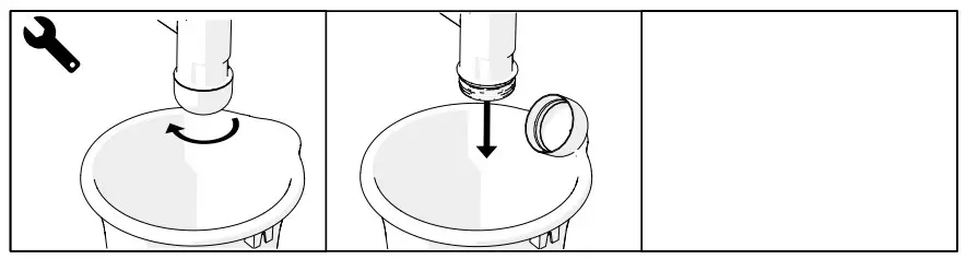PREVEX Flexloc 2 bowl Universal Siphon for Kitchen Sink with 1 Basin - Figure 2