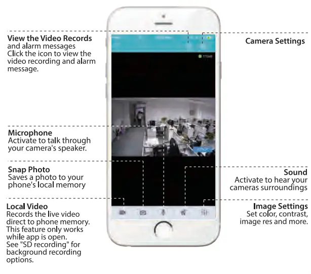 SereneLife IPCAMHD82 Indoor Wireless IP Camera - 10
