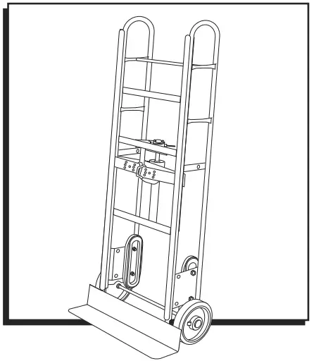 ULINE H-5047 Appliance Hand Truck 2-Wheel -