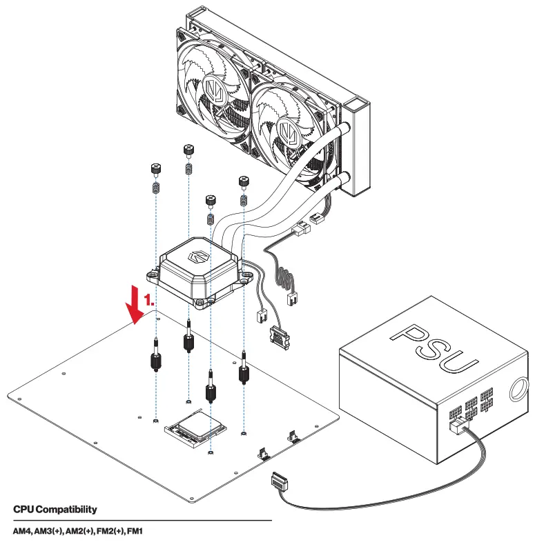 ENDORFY Navis F240 EY3B001 CPU Cooler - fig 1