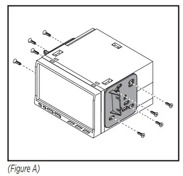 Metra 95-6553B ISO DDIN radio provision - KIT ASSEMBLY 1