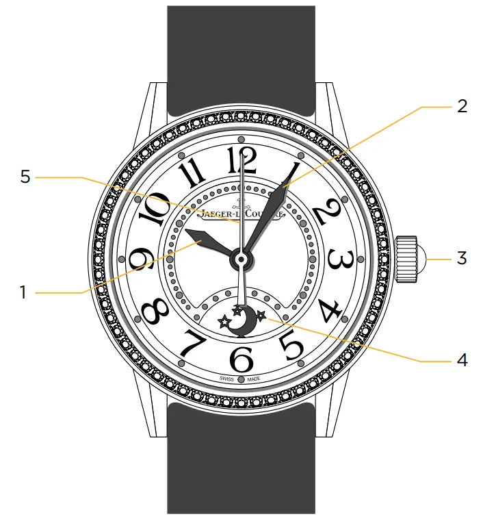 JAEGER LECOULTRE 3442430 Rendez Vous Night and Day Medium Watch