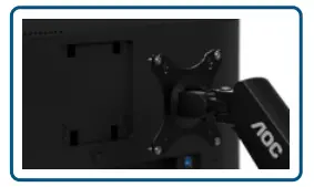 AOC AS110D0 Single Monitor Mount with Mechanical Gas Shock Absorber - Fig 1
