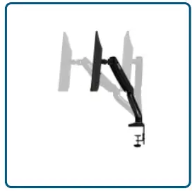 AOC AS110D0 Single Monitor Mount with Mechanical Gas Shock Absorber - Fig 2