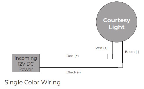 ITC 69307 Down Courtesy Light - Safety Instructions 2