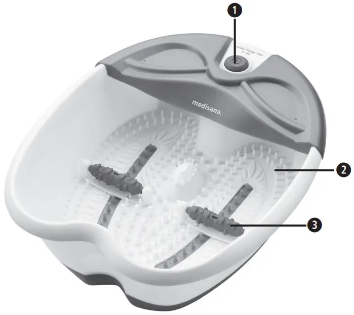 medisana FS 350 Foot Spa - FIGURE 1
