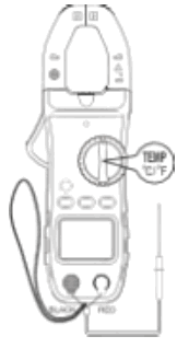 HTC INSTRUMENT CM2018 Digital AC DC Clamp Meter - temperature