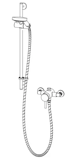 AQUALISA AQSL1 Exposed Sequential Valve with Adjustable Kit