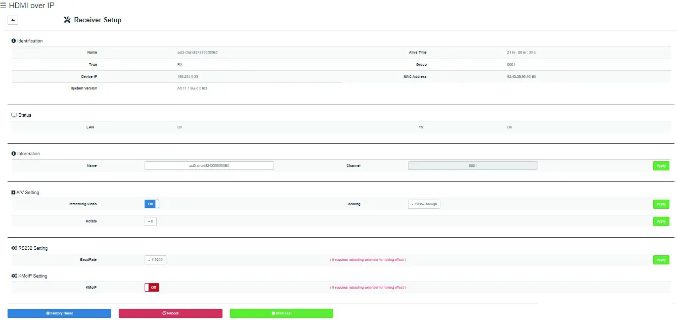 SIIG CE H25411 S2 HDMI Video Wall Over IP Multicast System Controller - Setup 3
